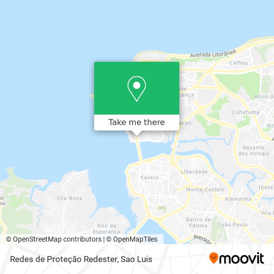 Redes de Proteção Redester map