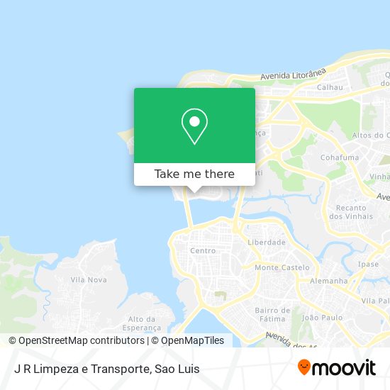 J R Limpeza e Transporte map