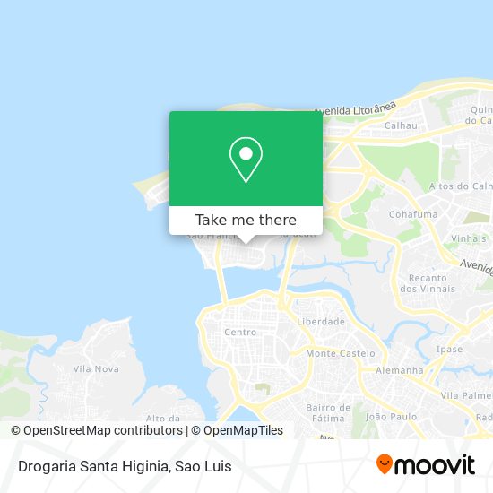 Drogaria Santa Higinia map