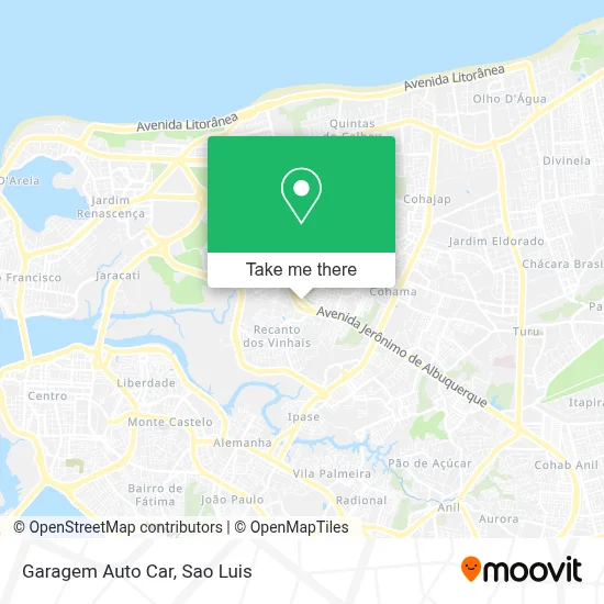 Garagem Auto Car map