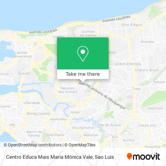 Centro Educa Mais Maria Mônica Vale map