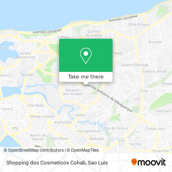 Mapa Shopping dos Cosmeticos Cohab