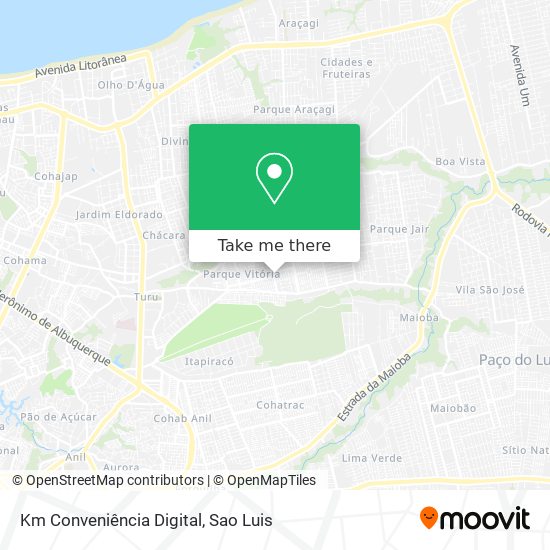 Km Conveniência Digital map