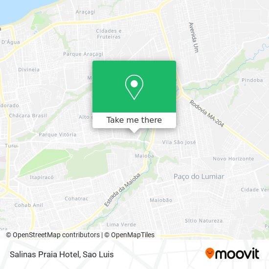 Salinas Praia Hotel map