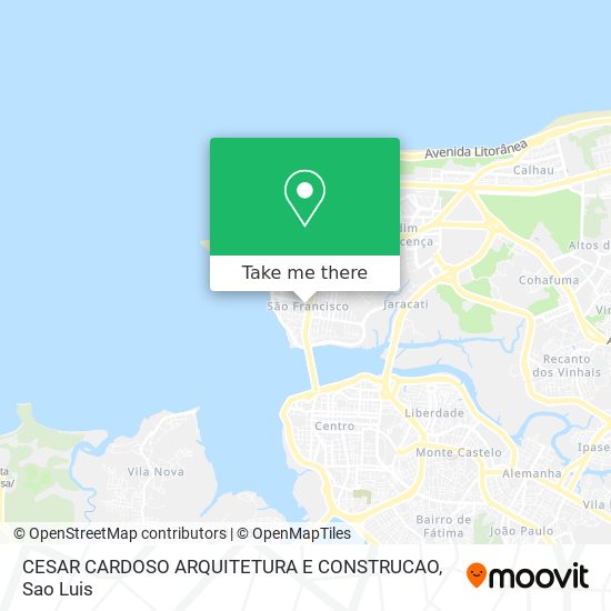 CESAR CARDOSO ARQUITETURA E CONSTRUCAO map