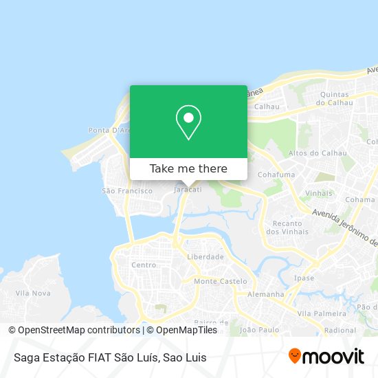 Saga Estação FIAT São Luís map