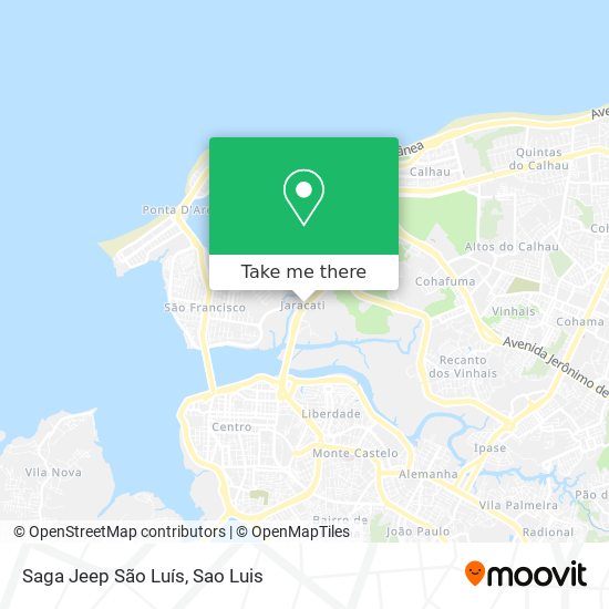 Saga Jeep São Luís map