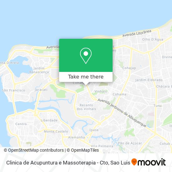 Clinica de Acupuntura e Massoterapia - Cto map