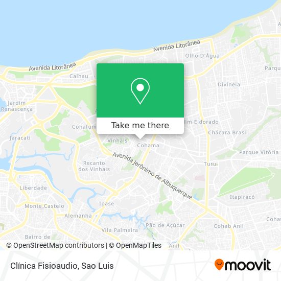 Clínica Fisioaudio map
