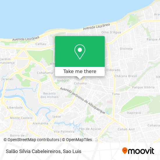 Salão Sílvia Cabeleireiros map