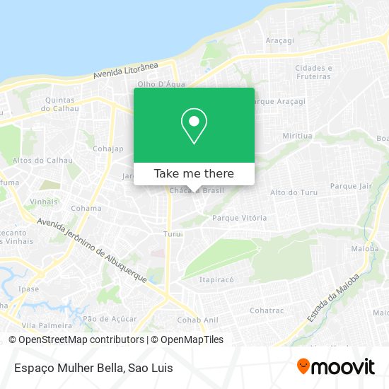 Espaço Mulher Bella map