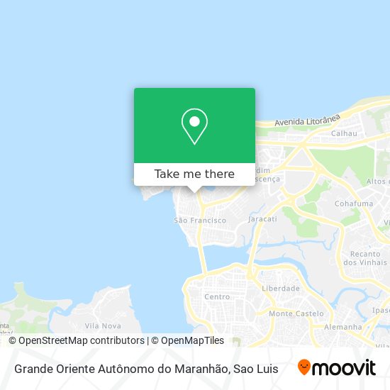Grande Oriente Autônomo do Maranhão map