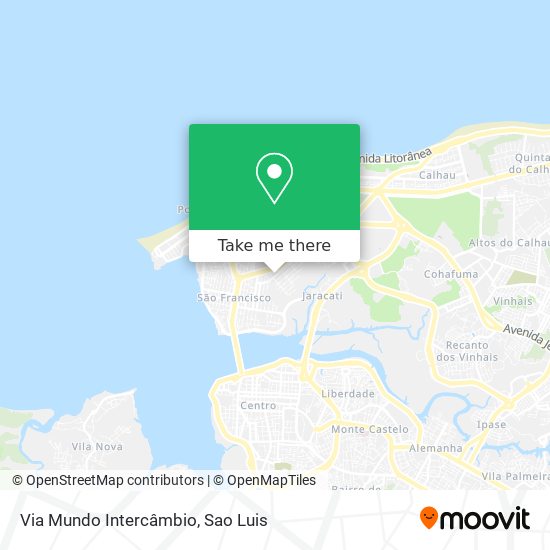 Via Mundo Intercâmbio map