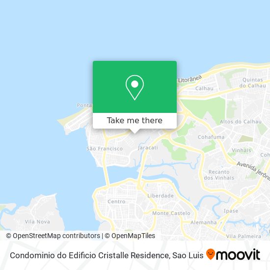 Condominio do Edificio Cristalle Residence map