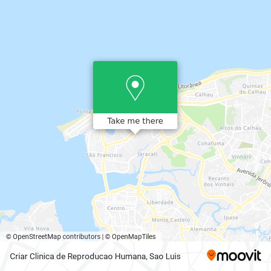 Criar Clinica de Reproducao Humana map