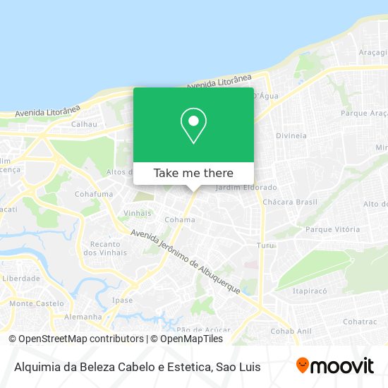 Alquimia da Beleza Cabelo e Estetica map