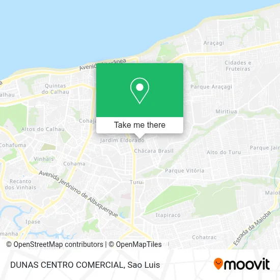 DUNAS CENTRO COMERCIAL map