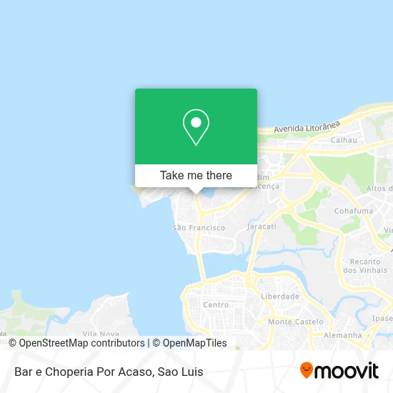 Bar e Choperia Por Acaso map