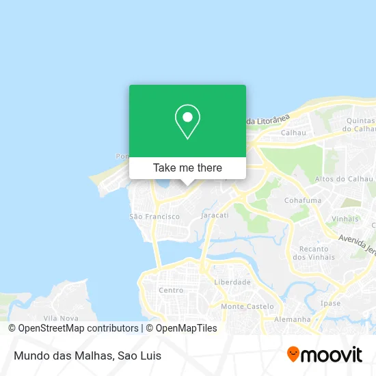 Mundo das Malhas map