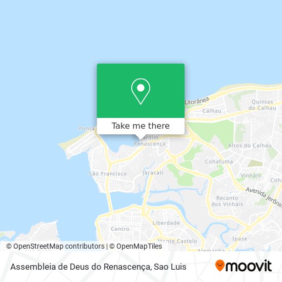 Assembleia de Deus do Renascença map