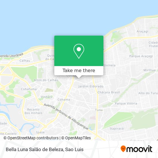Bella Luna Salão de Beleza map