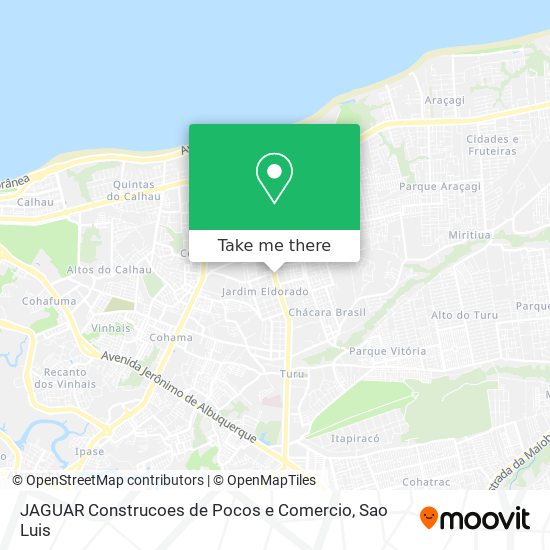 JAGUAR Construcoes de Pocos e Comercio map