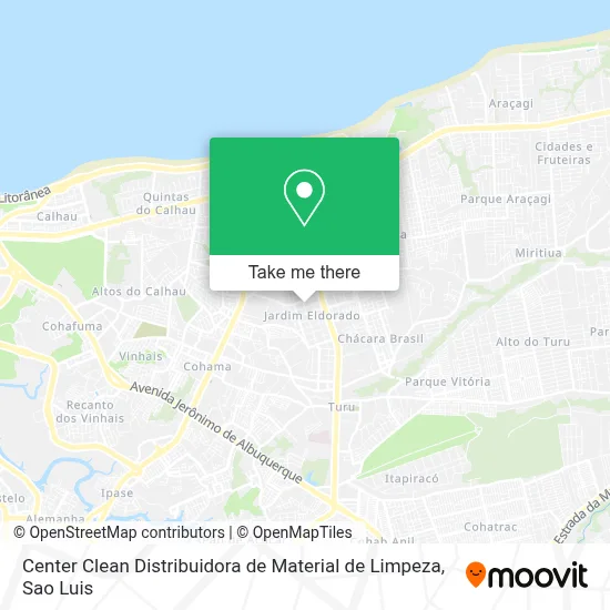 Center Clean Distribuidora de Material de Limpeza map
