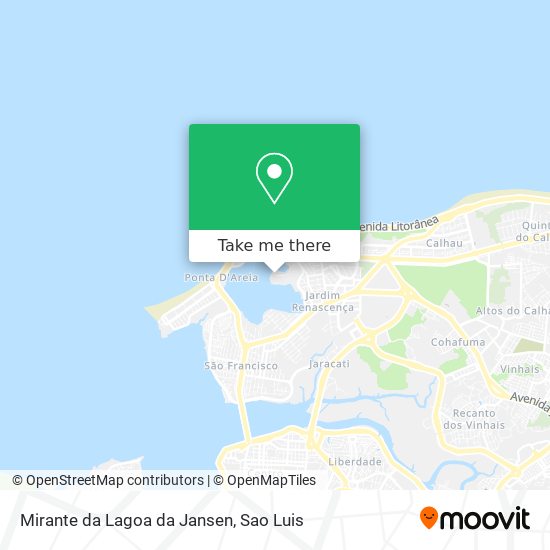 Mirante da Lagoa da Jansen map