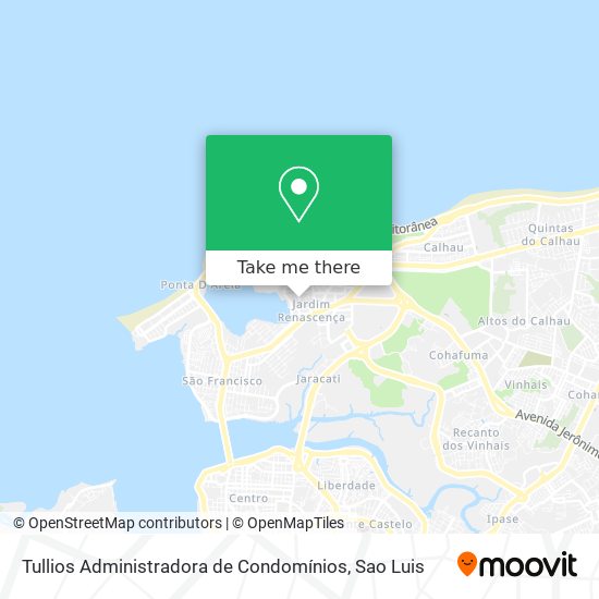 Tullios Administradora de Condomínios map