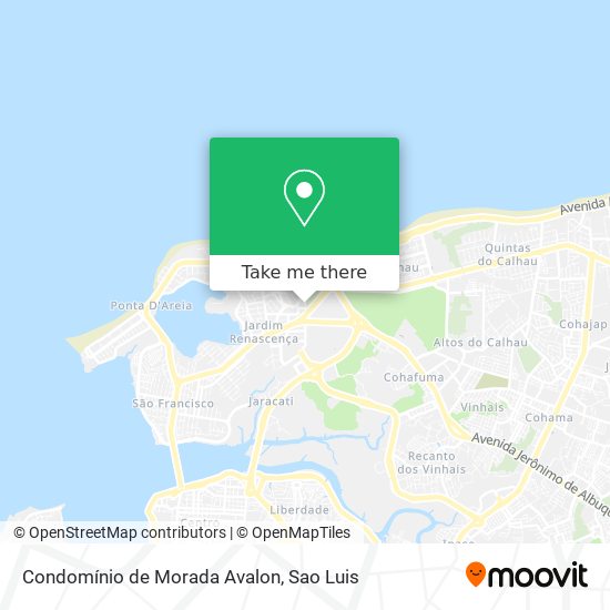 Condomínio de Morada Avalon map