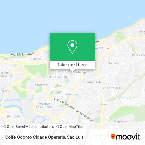 Mapa Coife Odonto Cidade Operaria