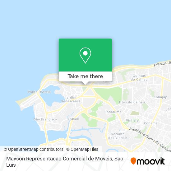 Mapa Mayson Representacao Comercial de Moveis