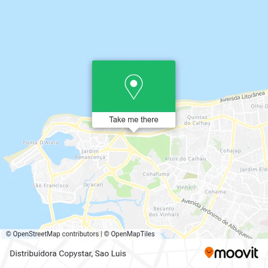 Distribuidora Copystar map