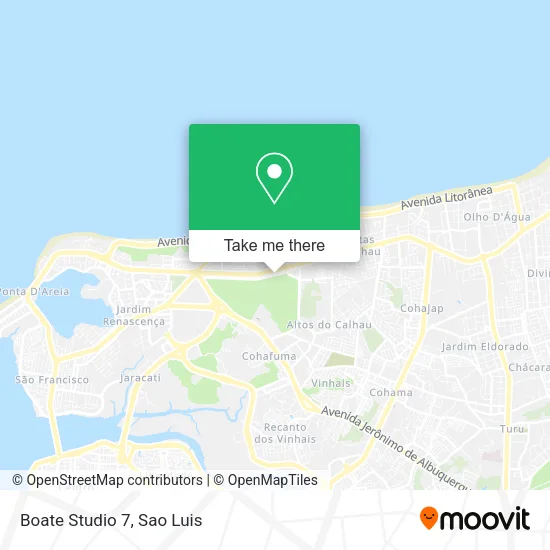 Boate Studio 7 map