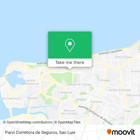 Parvi Corretora de Seguros map