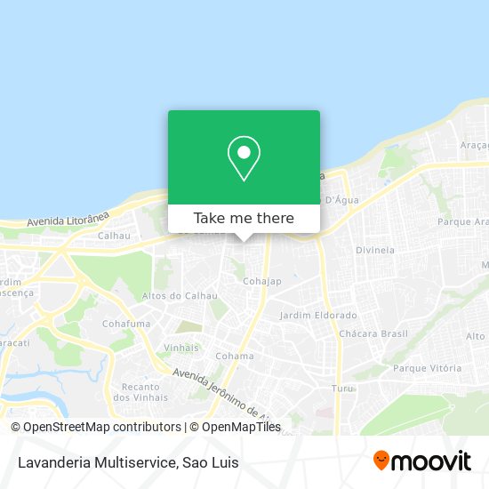 Lavanderia Multiservice map