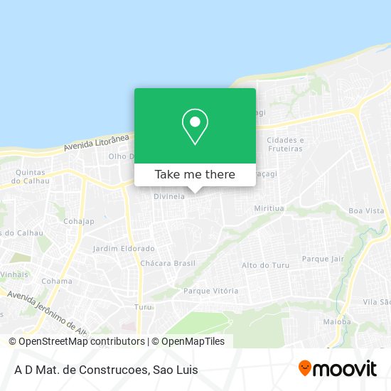 A D Mat. de Construcoes map