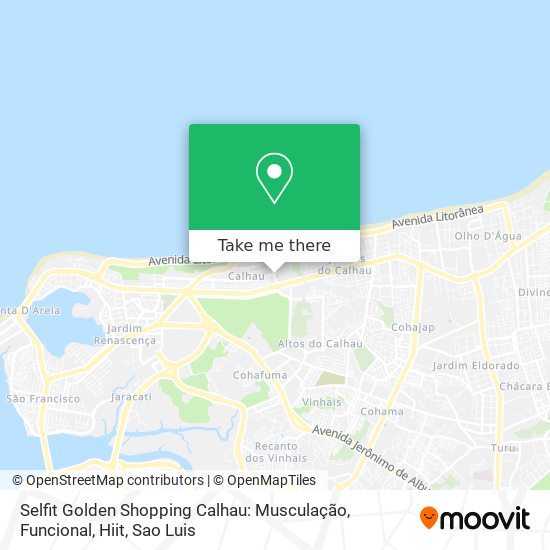 Selfit Golden Shopping Calhau: Musculação, Funcional, Hiit map