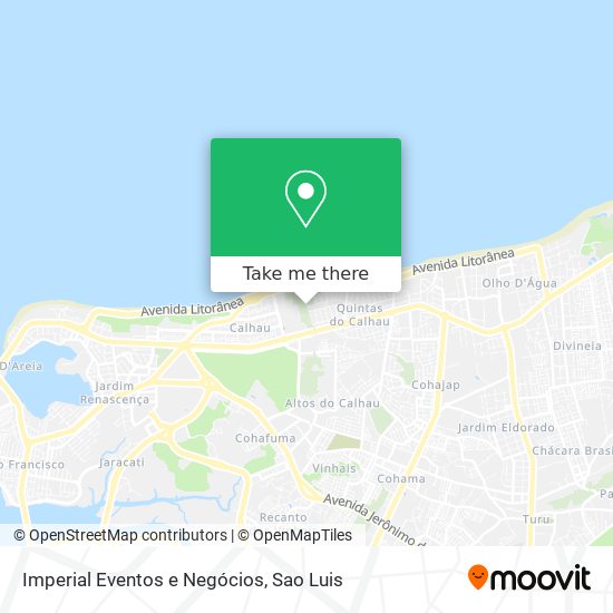 Imperial Eventos e Negócios map
