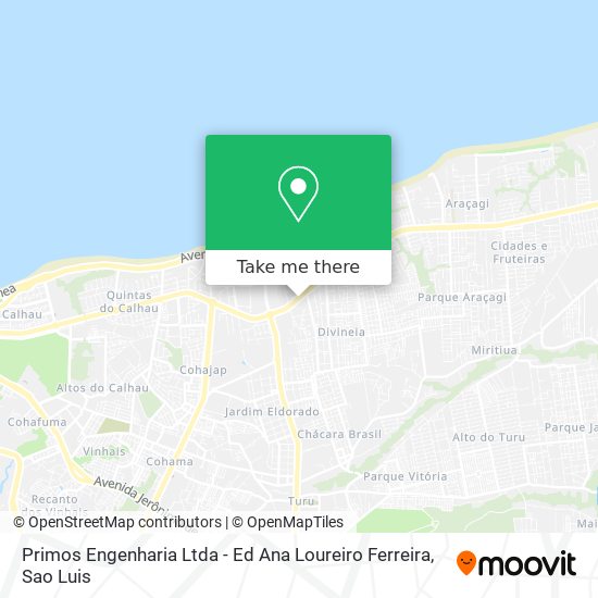 Primos Engenharia Ltda - Ed Ana Loureiro Ferreira map