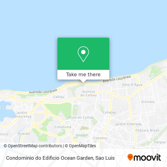 Condominio do Edificio Ocean Garden map