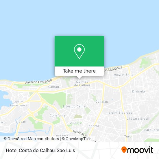 Hotel Costa do Calhau map