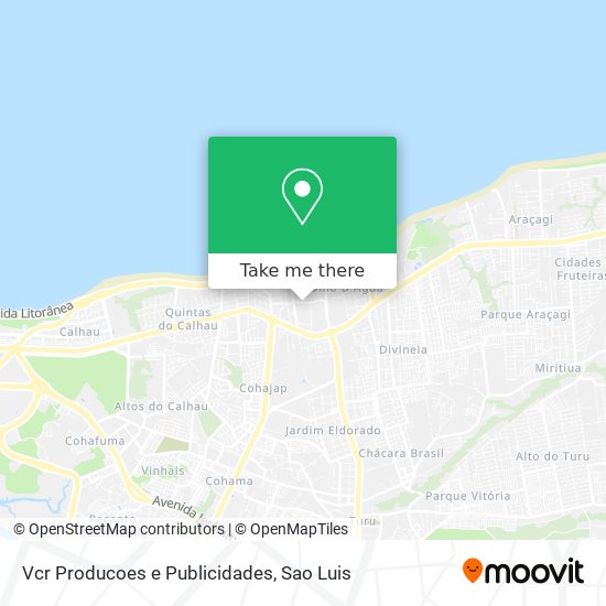 Vcr Producoes e Publicidades map