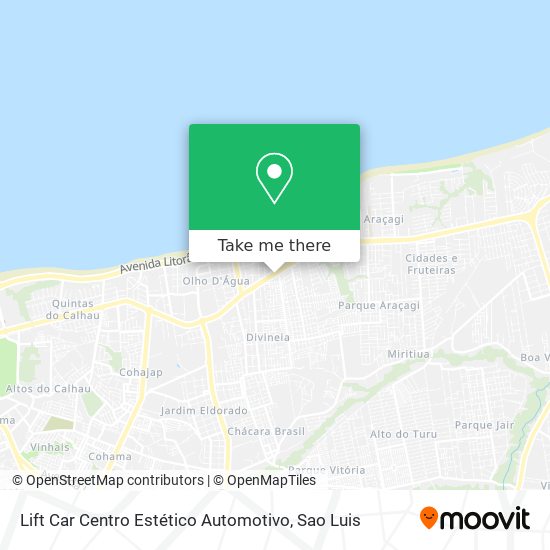Lift Car Centro Estético Automotivo map