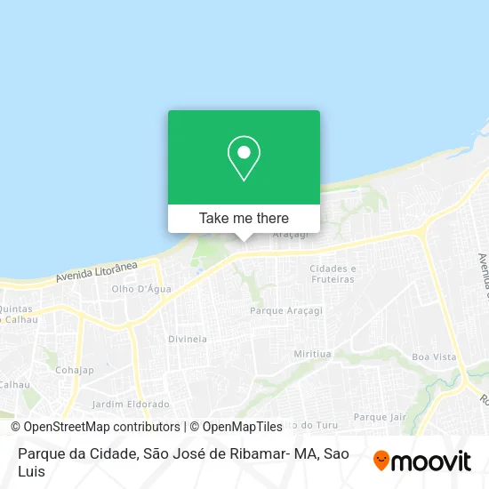 Parque da Cidade, São José de Ribamar- MA map