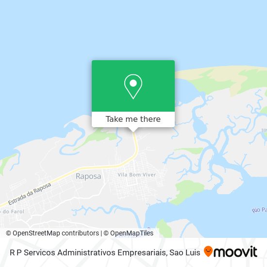 R P Servicos Administrativos Empresariais map