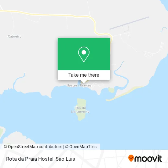 Rota da Praia Hostel map