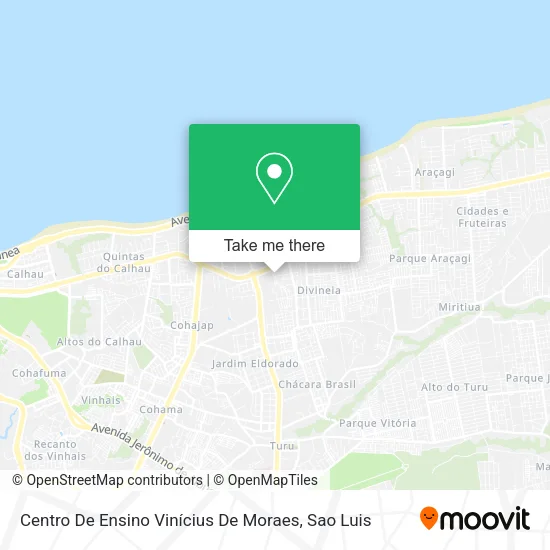 Centro De Ensino Vinícius De Moraes map