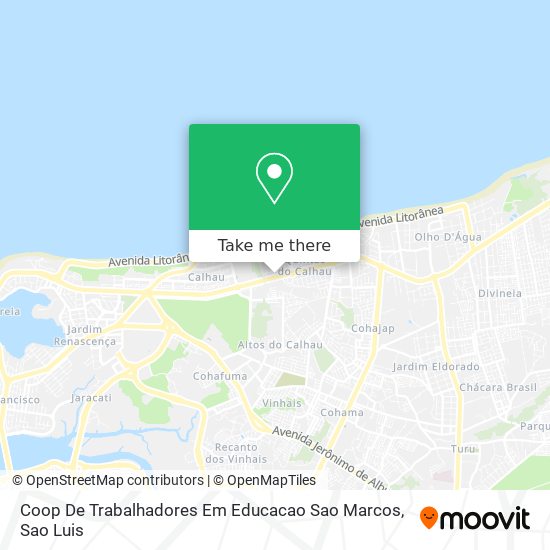 Coop De Trabalhadores Em Educacao Sao Marcos map