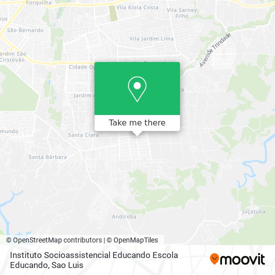 Instituto Socioassistencial Educando Escola Educando map